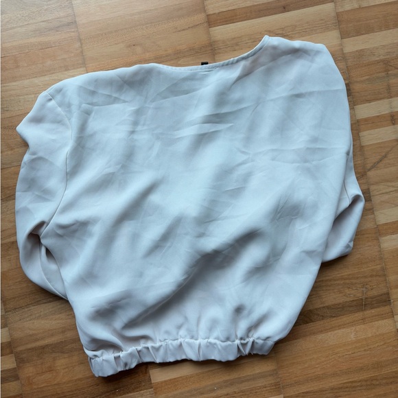 V-neck Wrap Blouse - Picture 2 of 3